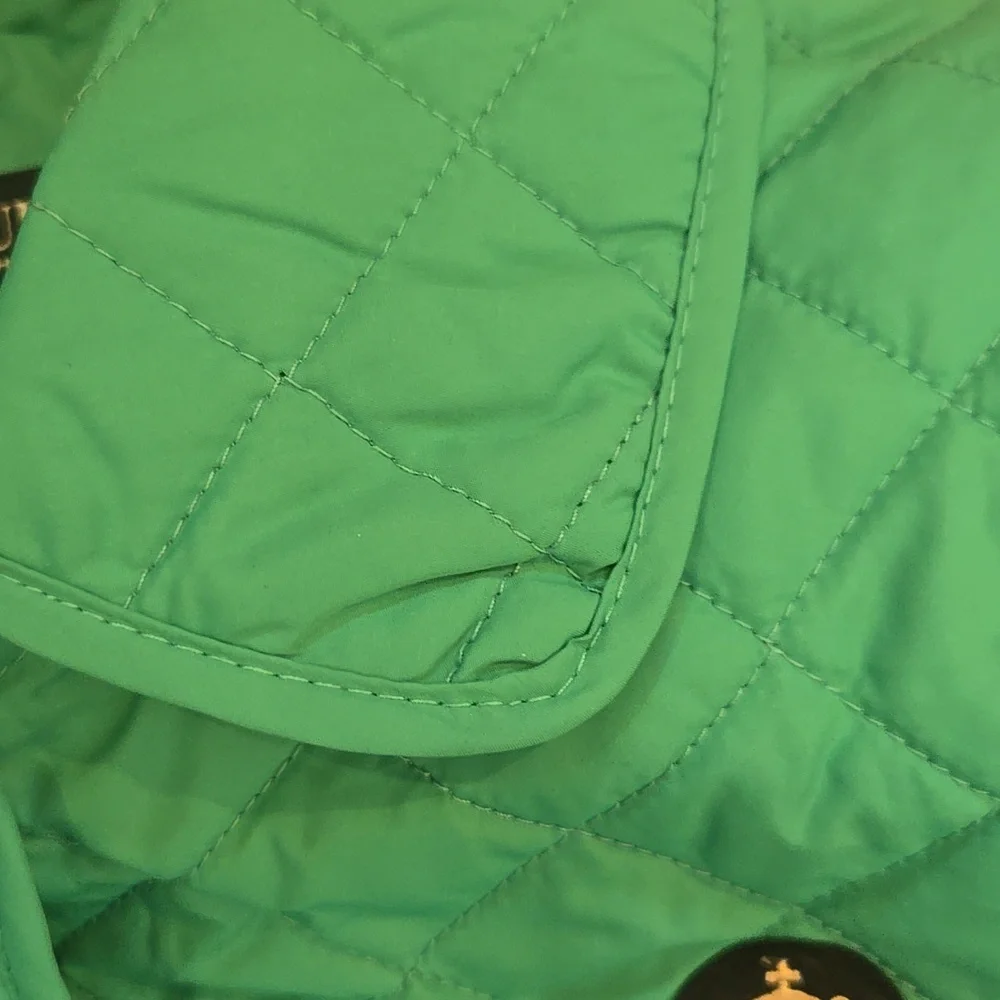 New Lauren Ralph Lauren Sunset Green Quilted Jacket - Picture 15 of 15